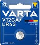 V12GA / LR43 Varta Knapcelle batteri  (1 stk)